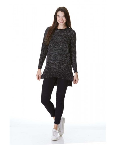 BİSİKLET YAKA SİMLİ TRİKO SWEAT